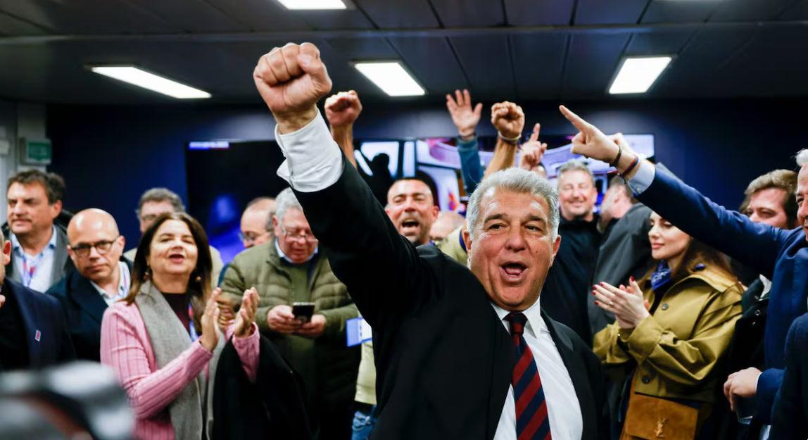 世界杯直播官网入口-拉波尔塔历史性连任：得票率创新高，掌舵巴萨至2031年